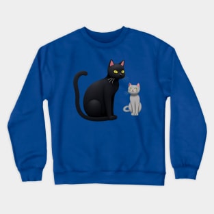 two cats Crewneck Sweatshirt